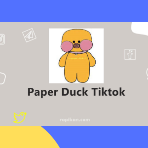 Paper Duck TikTok Bebek Kertas Viral Cek Caranya Disini!