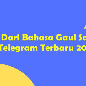 Arti Dari Bahasa Gaul Sange Di Telegram Terbaru 2022!